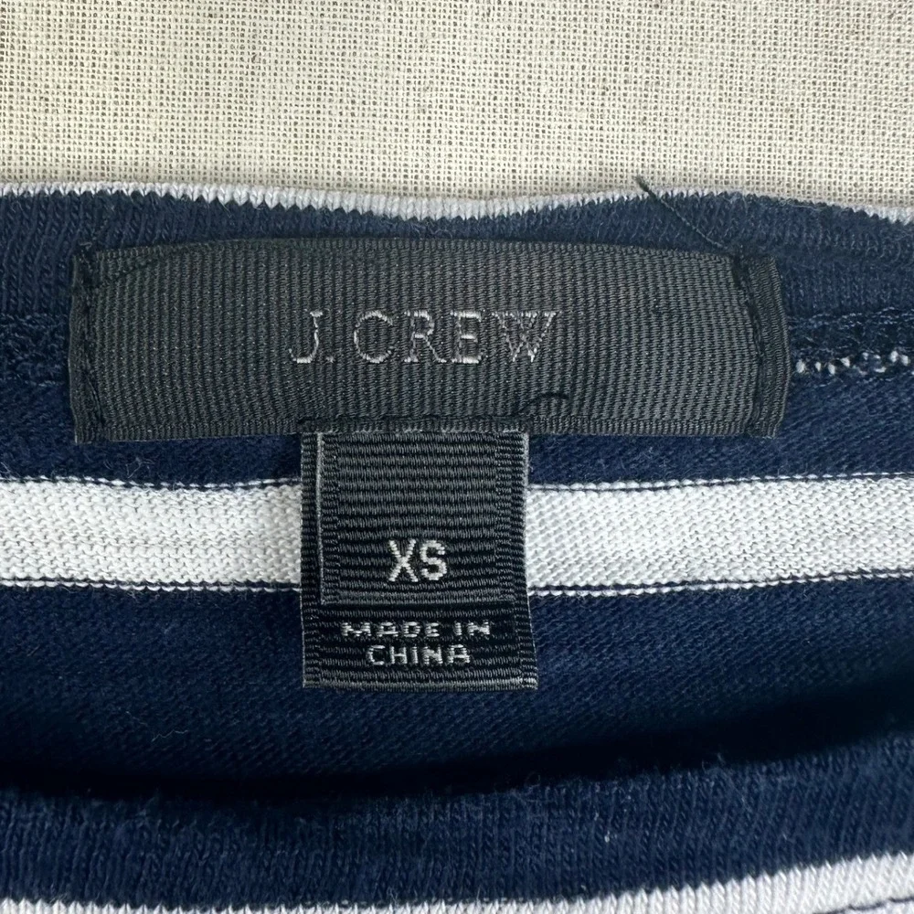 J. Crew Striped Sailor Pullover‎ Long Sleeve size XS Blue/White
